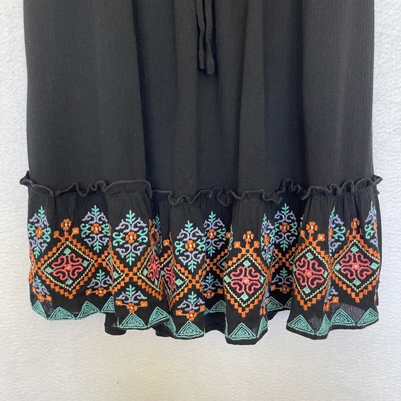 Savanna Jane Floral Embroidered Mini Dress Halter High Neck Open Back - Picture 3 of 14